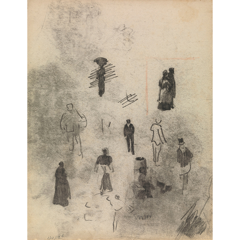 絵画　レトロ　アンティーク　詳細不明　20会員　アンソール　リトグラフ 版画 ミッシェル・ドラクロワ Le grand Bal ドラクロア