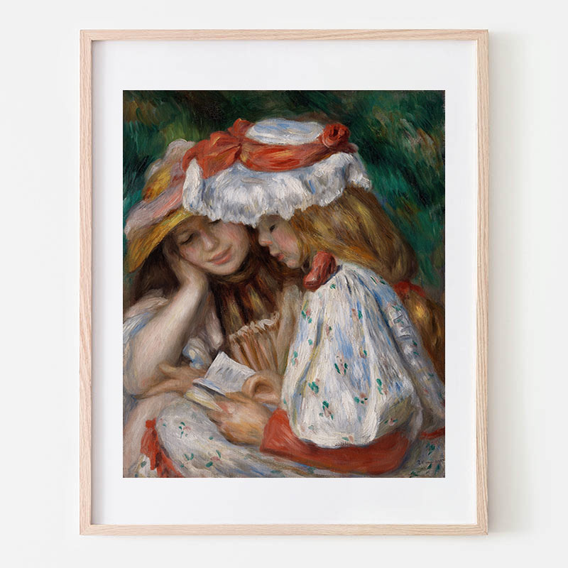 ボクらのアート / Two Girls Reading (1890-1891) - ピエール