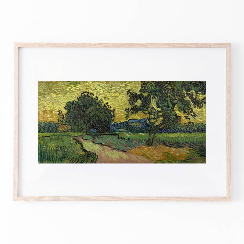 クロード・モネ 日の出 夜のカフェテラス セット vincent_van_gogh_landscape_at_
