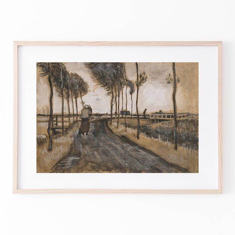 ボクらのアート / Landschap met Lopende Vrouw (1883) - フィン
