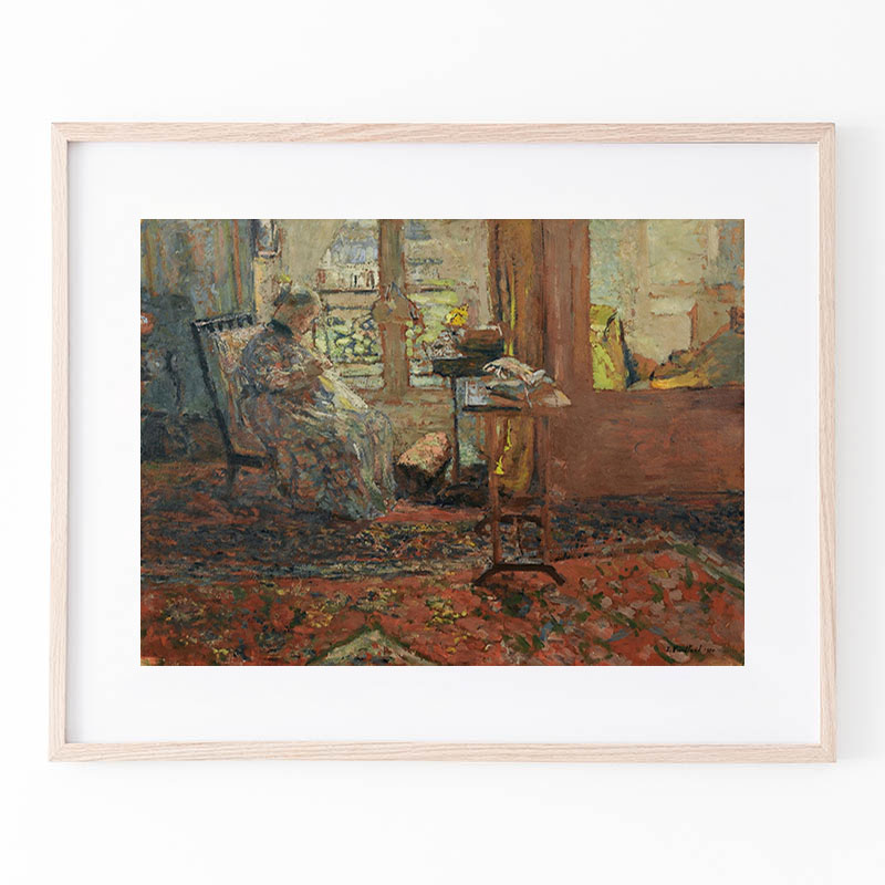 エドゥアール・ヴュイヤール、「MODELE DANS L'ATELIER」 édouard_vuillard_interior_3.jpg