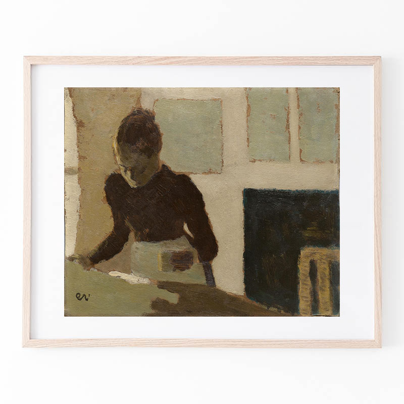 エドゥアール・ヴュイヤール、「MODELE DANS L'ATELIER」 インターネット美術館・世界の名画