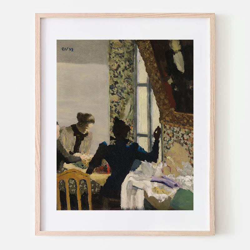 エドゥアール・ヴュイヤール、「MODELE DANS L'ATELIER」 エドゥアール・ヴュイヤール、「MODELE DANS L´ATELIER」