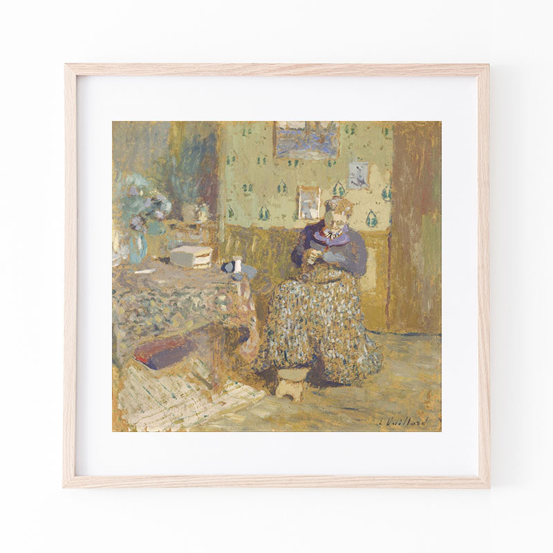 エドゥアール・ヴュイヤール、「MODELE DANS L'ATELIER」 インターネット美術館・世界の名画